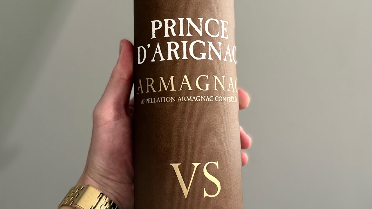 Prince D'arignac Armagnac VS review - YouTube