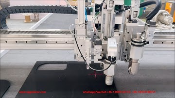 EVA Foam Carbon Box CNC Oscillating Knife Cutting Mark Creasing Machine