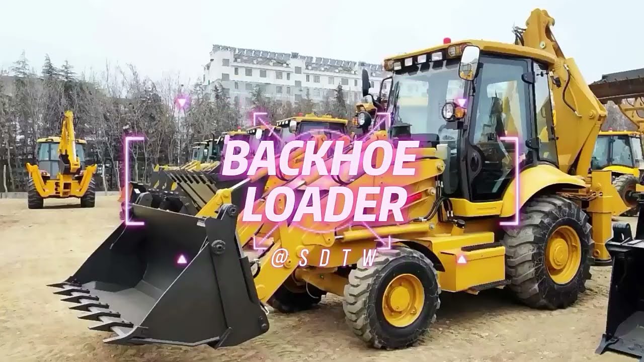 China Made SDTW TW890 Backhoe Loader