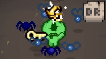 Glitched Crown + Damocles + Spindown dice | The Binding of Isaac daily run