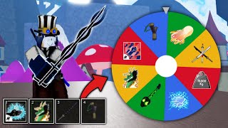 Bounty Hunting, BUT The Spinning Wheel Decides My BUILD.. (Blox Fruits) 2