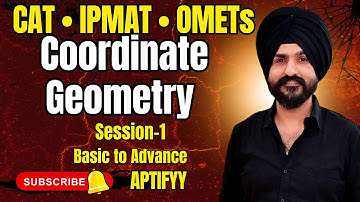 📍 Coordinate Geometry-1 | Master Distance Formula, Slope & Section Formula for CAT & IPMAT