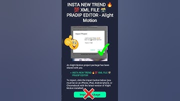 Alight Motion Project Import Problem 😱 | XML File Not Importing Fix 2025"