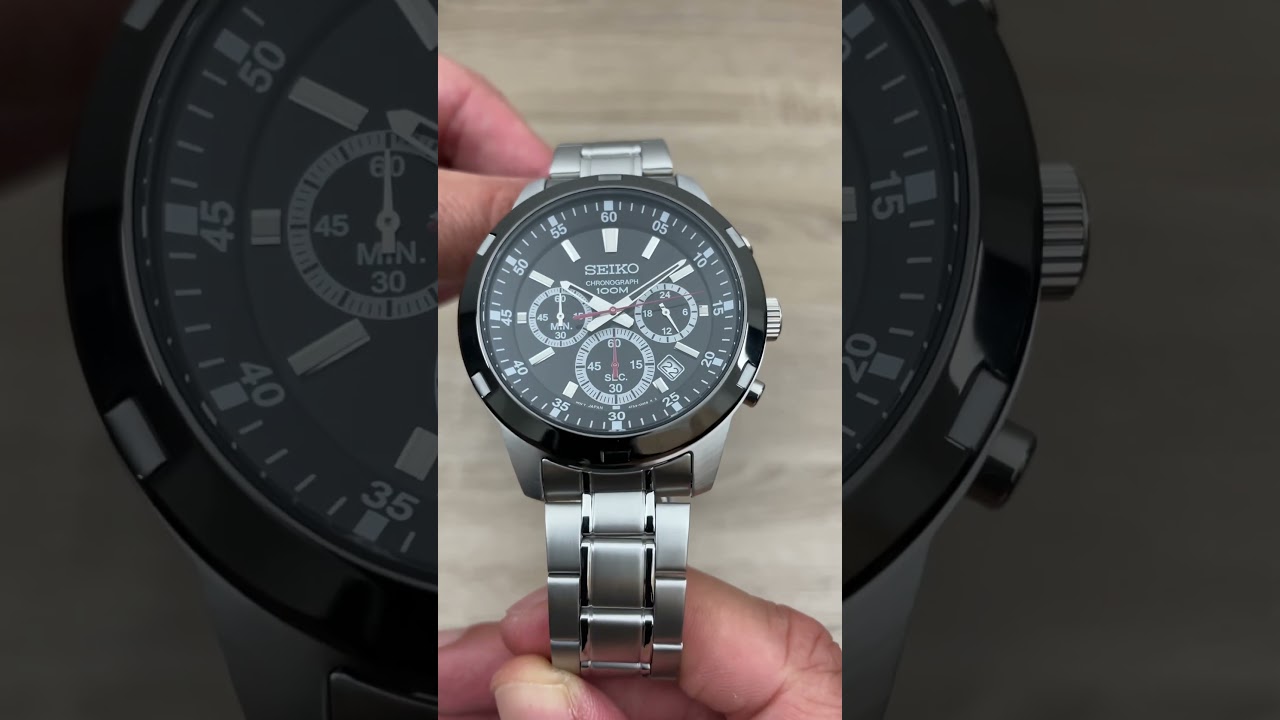 Seiko Chronograph Stainless Steel Men s Watch SKS611P1 shorts YouTube