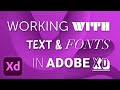 Working With Type in Adobe XD Wireframes