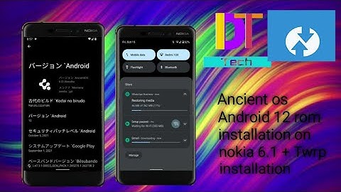 How to install Ancient os Android 12 rom in Nokia 6.1 (PL2) +Twrp installation + adb sideload method