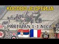 Grobari i francuski navijai zajedno skandiraju kosovo je srbija  partizannica 11