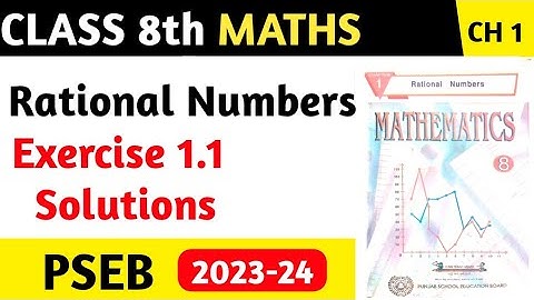 8th Class New Maths Ch 1 Exercise 1.1 full solution 2023, class 8th Maths Ch 1 Ex.1.1 Full solved