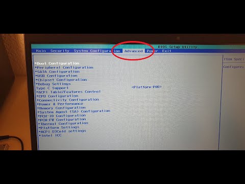 HP Laptop Bios unlock advanced settings Insyde F. 16 hqdefault
