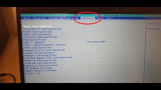 HP Laptop Bios unlock advanced settings Insyde F. 16 screenshot 5