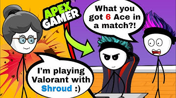 What if a Apex Legends Gamer plays Valorant