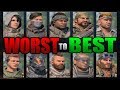 Black Ops 4: Ranking All Specialists Characters From WORST to BEST