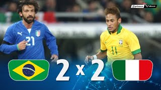 Brasil 2 x 2 Italy (Neymar x Pirlo) ● 2013 Friendly Extended Goals & Highlights HD