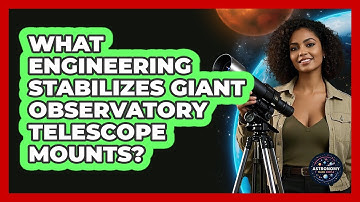 What Engineering Stabilizes Giant Observatory Telescope Mounts? - Astronomy Made Simple
