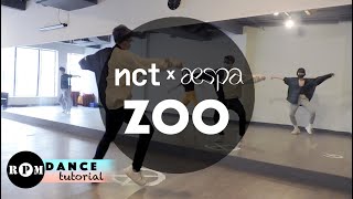 NCT X aespa “ZOO” Dance Tutorial (Chorus)