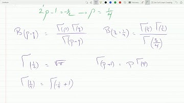 Evaluating integral using beta function then changing it to gamma function Ex 12616