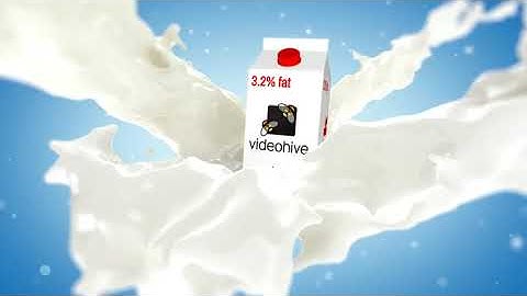 Milk Splash With Box Element 3D for After Effects 2021