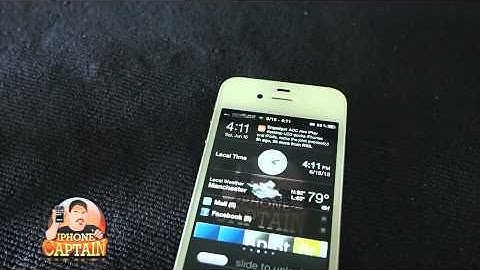 Add Live Clock To iPhone/iPod lockscreen, Notification Center, SpringBoard: Clockify Cydia Tweak