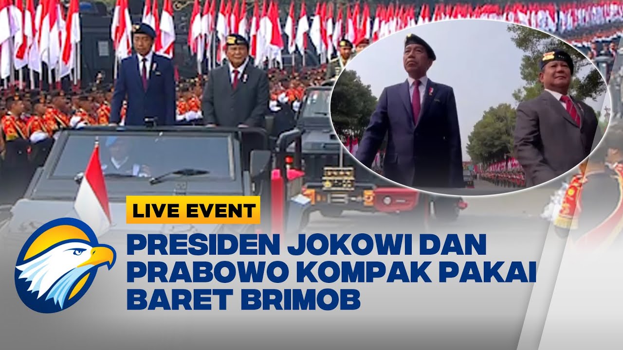 LIVE EVENT - Jokowi dan Prabowo Berbaret Brimob Naik Maung Hadiri Apel Kesiapan Pelantikan Presiden