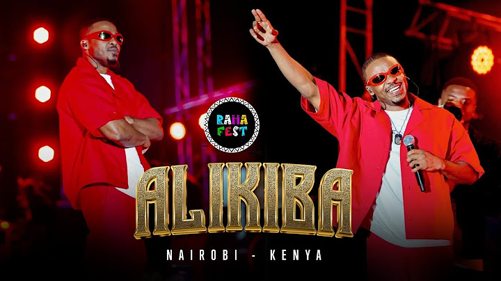 Alikiba - Live Performance Raha Fest in (Kenya)