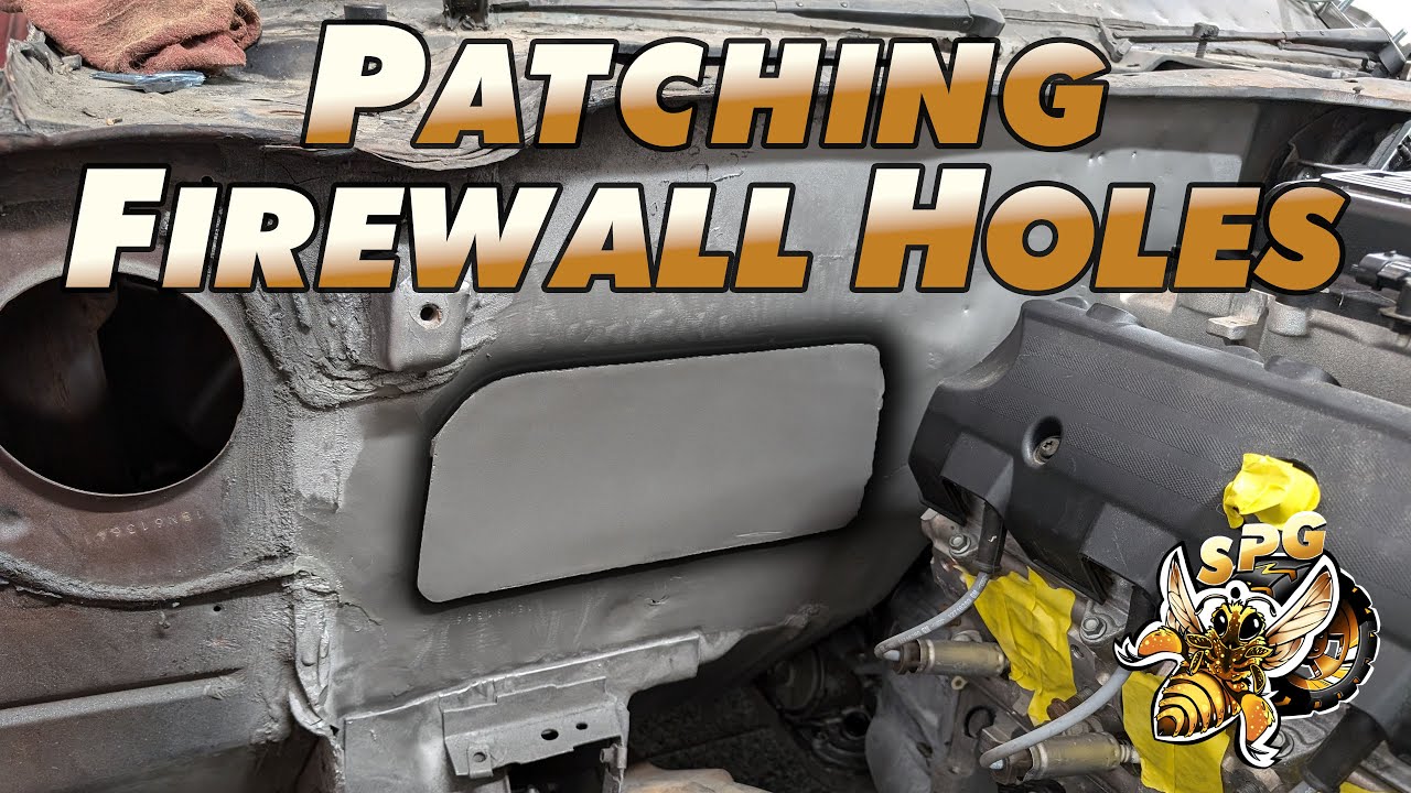 PATCHING THE FIREWALL - 1975 Bumblebee Camaro LT4