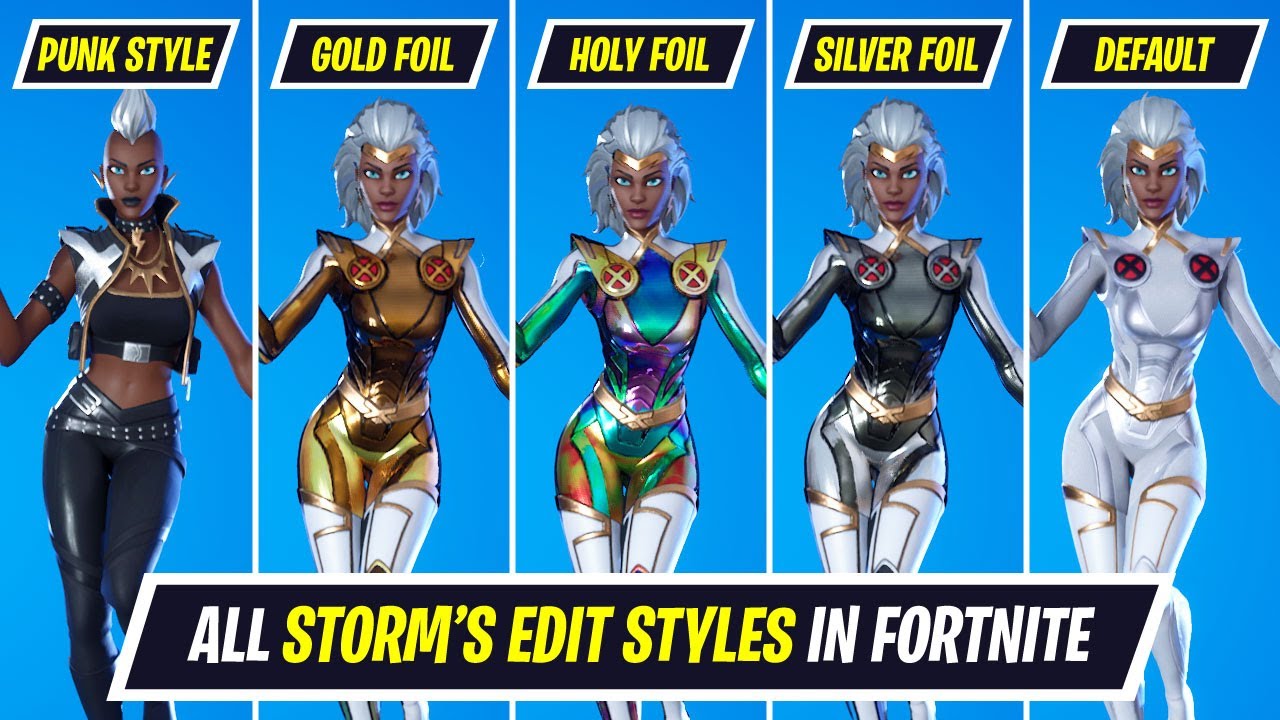 Storm (Silver Foil), Fortnite Skin