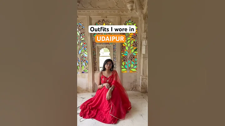 WHAT I WORE IN UDAIPUR🪷MYNTRA #udaipur #vacationoutfits #rajasthan #aesthetic #shorts #trending