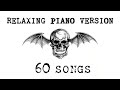 Avenged sevenfold  60 songs  6 hours of relaxing piano  music for studysleep 