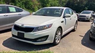 2013 Kia Optima LX Sedan Snow White Pearl 35 MPG We Finance! Car Zone Sales Paw Paw 269-657-5700