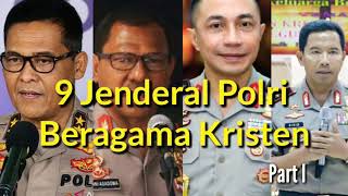 9 Indonesian Police Generals Who Embraced Christianity (Part 1)