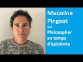 Invitée, Mazarine Pingeot : (1) La monadologie contemporaine : structure du monde en confinement