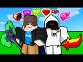 Roblox Bedwars, but there are Custom Hearts!