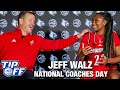 Louisville's Jeff Walz Didn't Get A Call Or A Card For National Coaches Day | 2025 ACC Tipoff