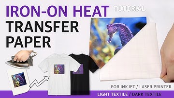[How To Use] Iron-on Heat Transfer Paper