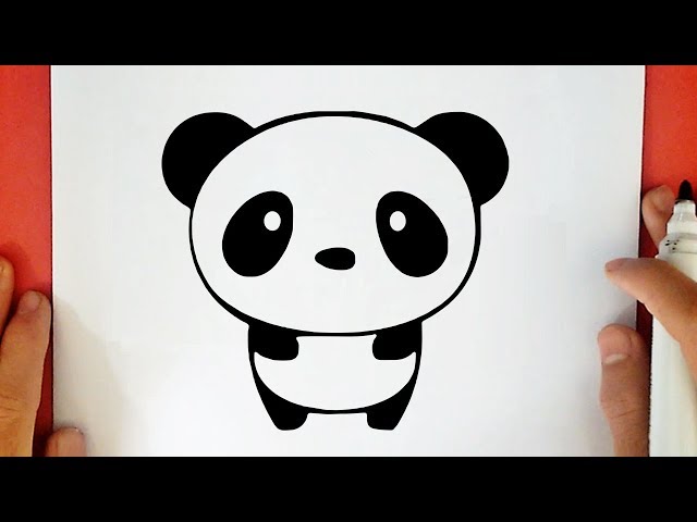 HOW TO DRAW A CUTE KAWAII PANDA EASY 🐼❤️ 