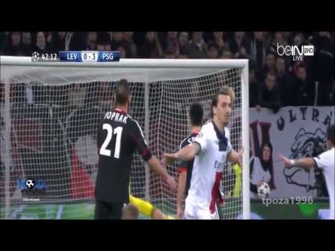 Amazing GOAL by Zlatan Ibrahimovic (vs. Bayer Leverkusen | UCL 18/02/2014)