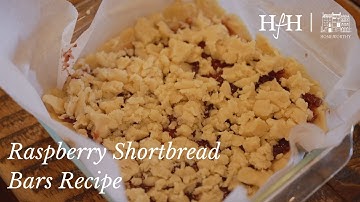 Raspberry Shortbread Bars Recipe | At Home with Ruth McKeaney | A Series with Homeworthy