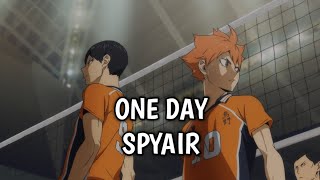 Video thumbnail of "Haikyuu!! Season 4 Ending 2 Full lyrics romaji『SPYAIR - One Day』"