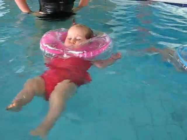 Koło do nauki pływania dla niemowląt od 3 miesięcy do 2 lat !!!! - YouTube