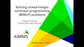 Solving Mixed-Integer Nonlinear Programming (MINLP) Problems screenshot 4