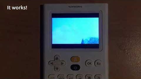 Movies on a Numworks calculator