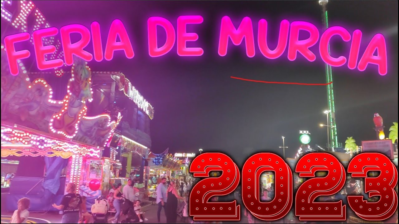 La feria de Murcia en 2023 por la noche | Vlog #12