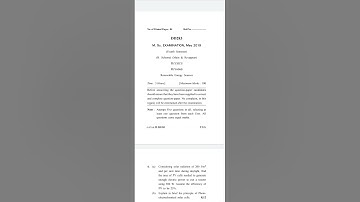 Renewable energy resource|| M.sc 4th sem Physics|| m.sc chemistry 3rd sem optional paper|| Dcrust