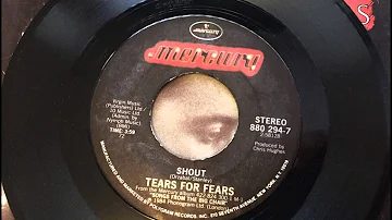 Shout , Tears For Fears , 1985 Vinyl 45RPM