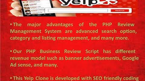 Yelp Clone Script | PHP Business Review Script