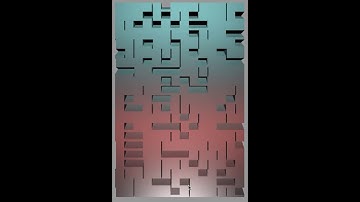 Processing - CubeShaping(Mouse Motion)