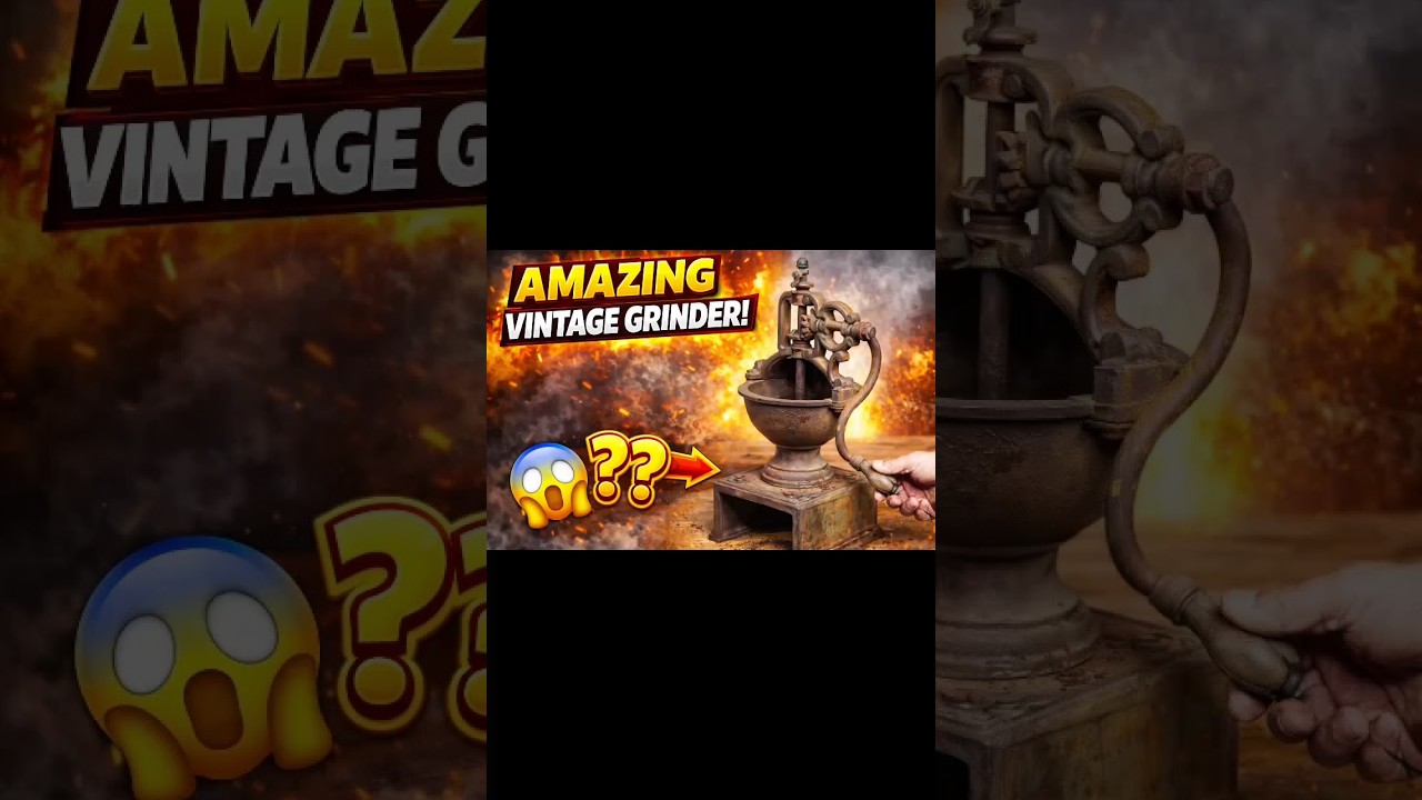 Restoration of a 100-Year-Old Vintage Grinder | Amazing Tool Revival