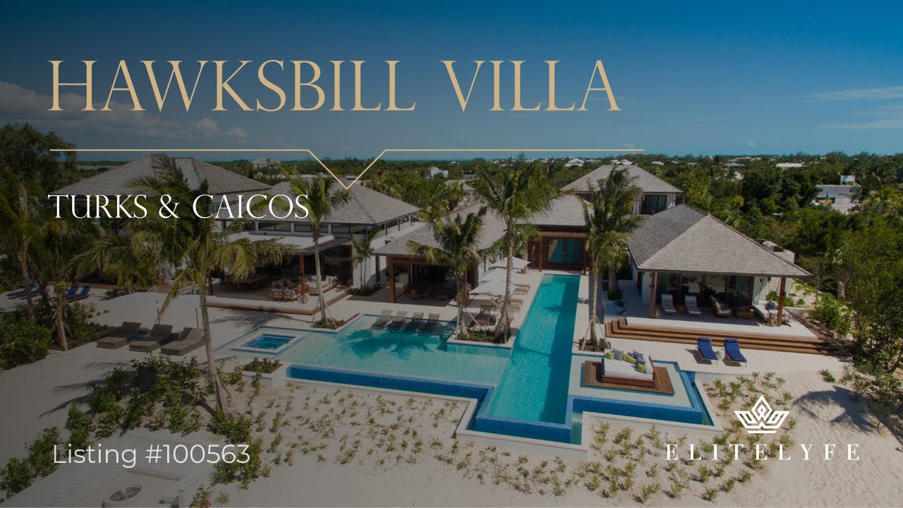 HAWKSBILL LUXURY GRACE BAY ESTATE WITH INFINITY POOL AND BEACH HOUSE