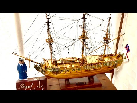 帆船模型 ロイヤルキャロライン 木製帆船模型キット ロイヤルキャロライン