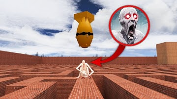SCP-096 vs ATOMIC BOMB in a Maze in Garry’s Mod?